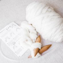 Load image into Gallery viewer, MERINO THROW KNIT KIT